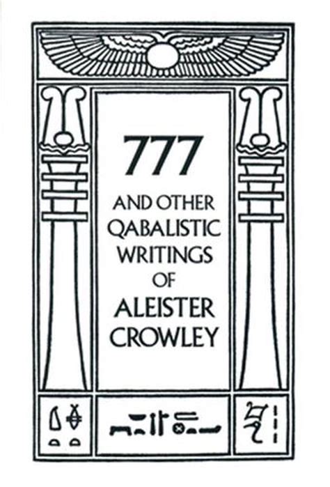 aleister crowley book 777|777 Other Qabalistic Wrtings (book) .